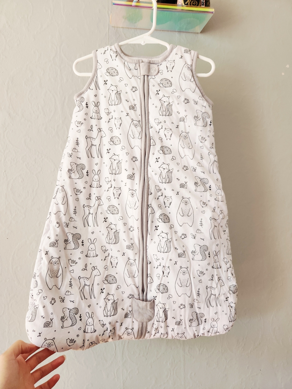 Mama Cheetah 0-6 Month Cozy Animal Print Sleep Sack